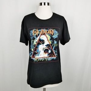 Def Leppard "hysteria" graphic band T size medium